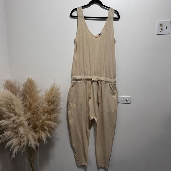 Free People FP Beach Bicoastal And Oversized Harem Jumpsuit Sleeveless Size S - Picture 2 of 8